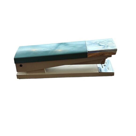 Vintage ACCO 20 Stapler Seafoam Green Mid-Century Original - Picture 1 of 6